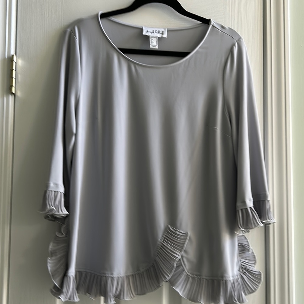 Joseph ribkoff top gray